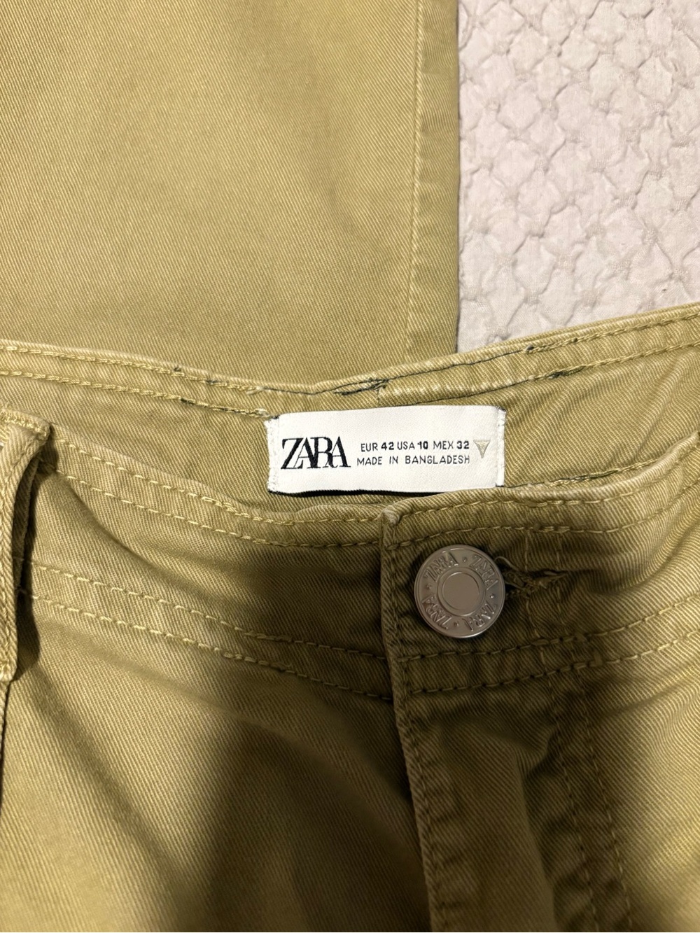 ZARA Khaki Chinos